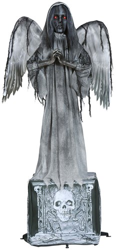 Decoratie Halloween Engel Standbeeld -170cm