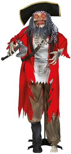 Decoratie Halloween Piraat Skeleton - 190cm