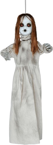 Hangdeco Halloween Meisje met Los Hoofd - 100cm