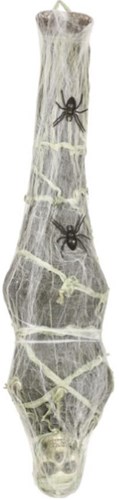 Decoratie Halloween Skelet Cocon met Licht - 75cm