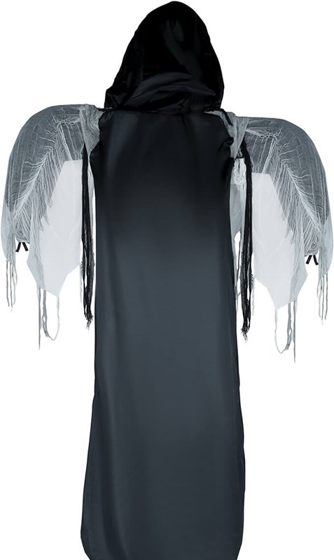 Halloween Decoratie Ghost Skelet Luxe - 360cm (achterkant)