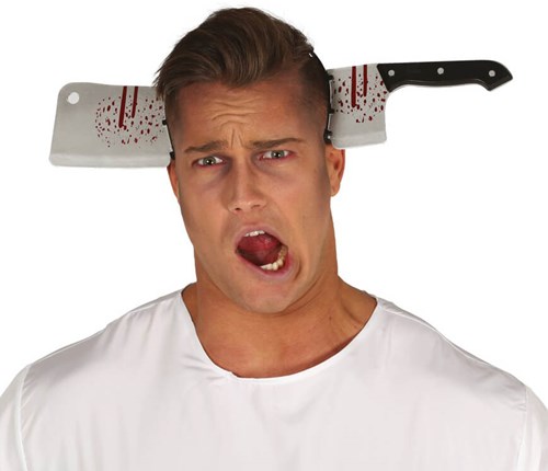 Hakmes met Bloed Diadeem (plastic)