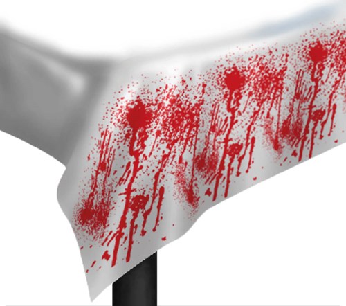 Tafelkleed Halloween Bloody Hands - 137x277cm