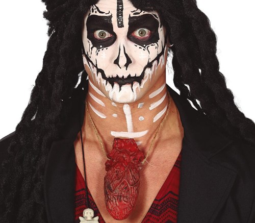 Ketting Halloween Bloederig Hart