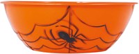 Halloween Schaal Oranje met Spinnenweb (27x9cm) (1)