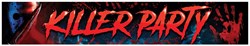 Banner Killer Party Halloween - 290x50cm