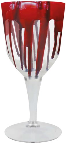 Wijnglas met Bloed - 19cm