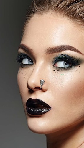 Neuspiercing Skull Zilver