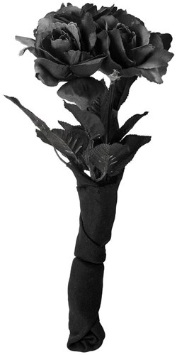 Bruidsboeket Halloween Zwarte Rozen