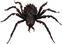 Donkergroene Halloween Spin met LED - 90cm