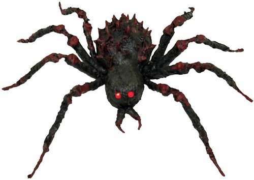 Donkergroene Halloween Spin met LED - 90cm