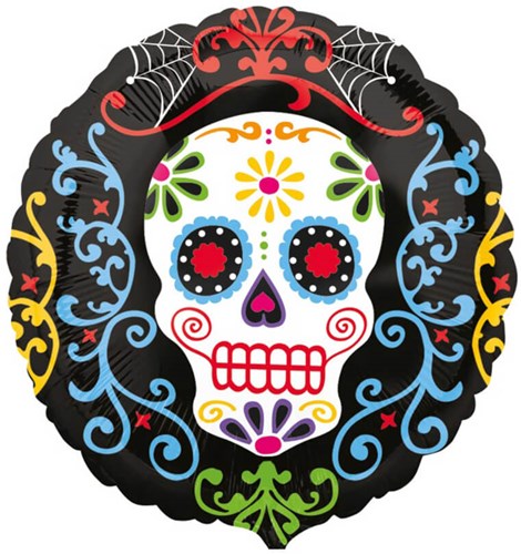 Day Of The Dead Folieballon - 43cm