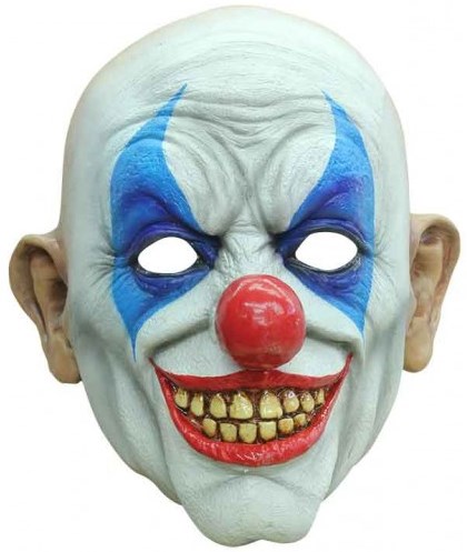 Latex Masker Happy Clown Luxe