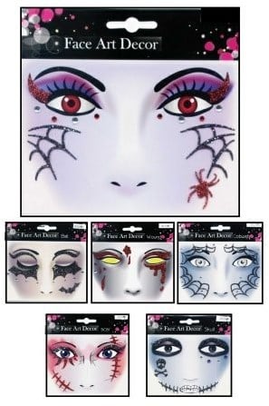 Halloween Face Art (assorti)