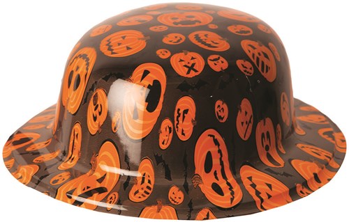 Bolhoed Halloween Pompoenen (plastic)