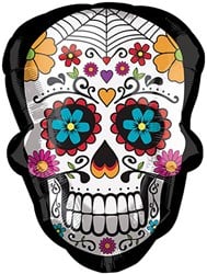 Day Of The Dead Folieballon - 45x60cm