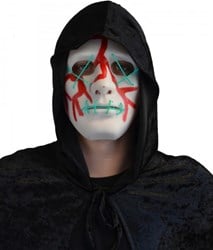 Masker Halloween Bloody met LED-verlichting (The Purge)