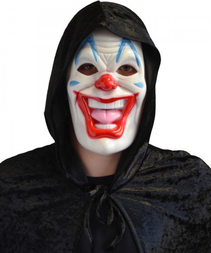 Masker Halloween Clown (plastic)