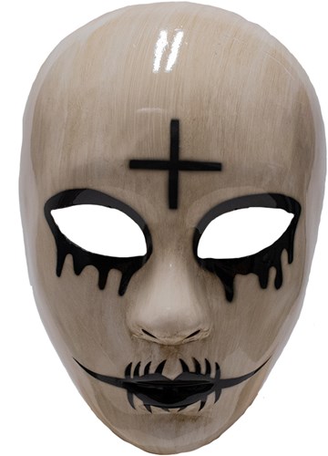 Masker Halloween The Purge God Kruis (plastic)