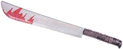 Machete Halloween met Bloed (74cm)