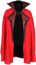 Luxe Vampier Cape Rood-Zwart 