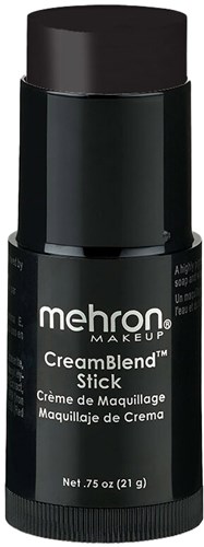 Mehron CreamBlend Stick Zwart - 21gr