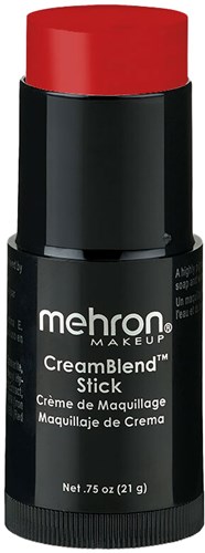 Mehron CreamBlend Stick Rood - 21gr