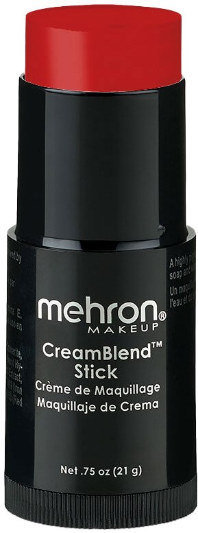 Mehron CreamBlend Stick Rood - 21gr