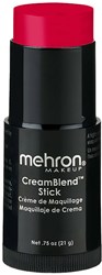Mehron CreamBlend Stick Fel Rood - 21gr