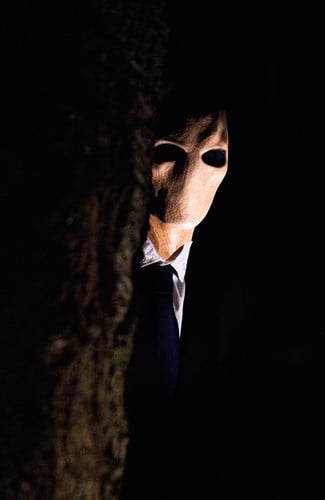 Masker Slenderman Latex Luxe-2
