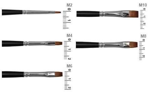 Grimas Penseel Plat (marterhaar)