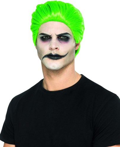 The Joker Pruik Groen