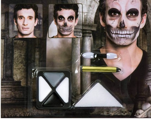 Skelet Make-Up Setje