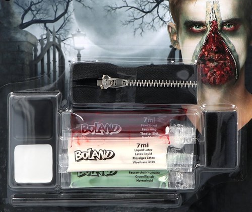 Set Make-Up Zombie Zipper