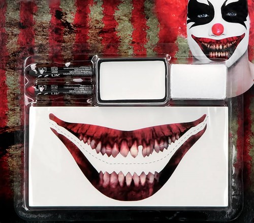 Set Make-Up Terrible Clown