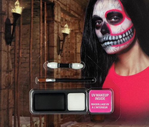 Set Make-Up Neon Skull Day of the Dead