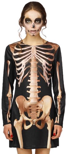 Dames Skelet Jurk