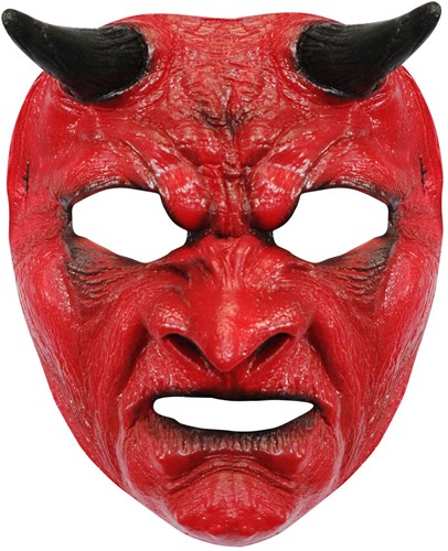 Evil Devil Gezichtsmasker Latex