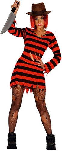 Damesjurk Miss Freddy Krueger