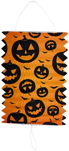 Halloween Treklampion Pompoenen Zwart-Oranje