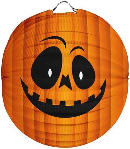 Lampion Halloween Pompoen - 22cm