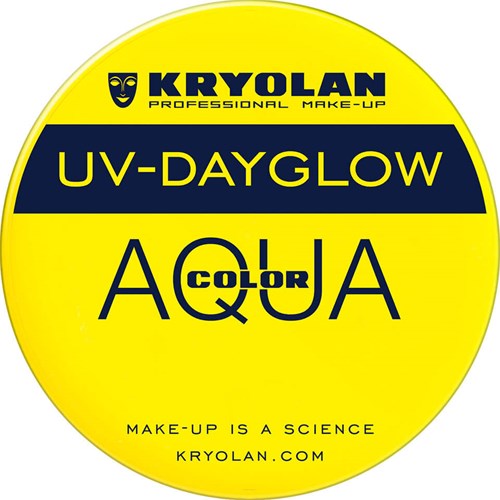 Aquacolor Kryolan UV-Dayglow Geel (8ml)