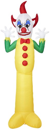 Decoratie Halloween Clown Opblaasbaar Outdoor - 3m