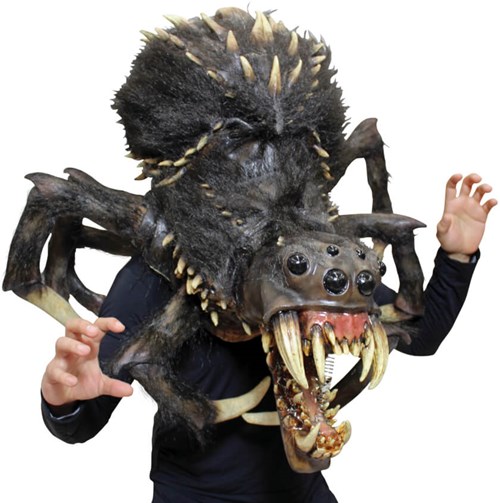 Halloween Mask Mammoth Chomping Spider