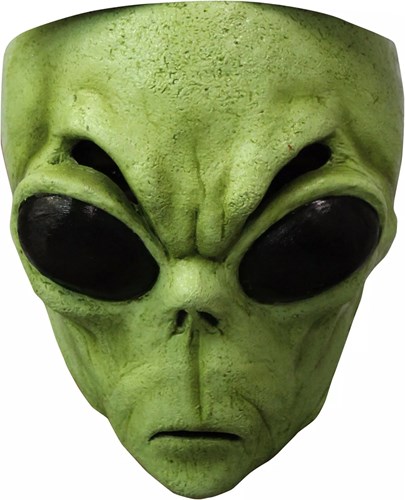 Masker Alien Groen (gezichtsmasker)| Halloweenland