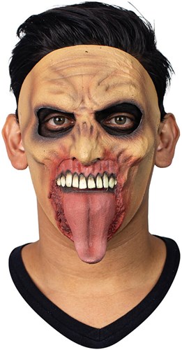 Halloween Latex Gezichtsmasker Zombie Tongue