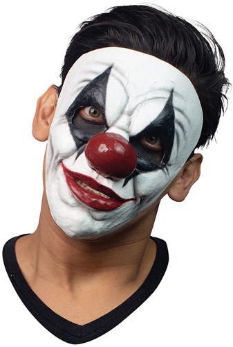 Latex Clown Masker Dark Clown (gezichtsmasker)
