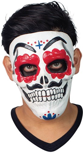 Day of the Dead - Gezichtsmasker Huesudo (Latex)