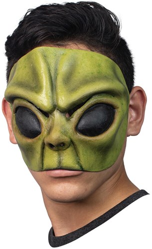 Latex Halfmasker Alien (Gezichtsmasker)