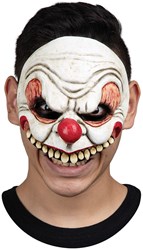 Latex Halfmasker Creepy Clown 